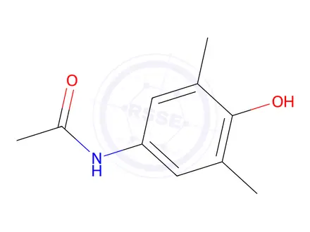 Chemical structure of N-(4-hydroxy-3,5-dimethyl-phenyl)acetamide