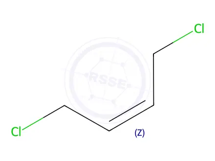 Chemical structure of cis 1,4-Dichlorobutene