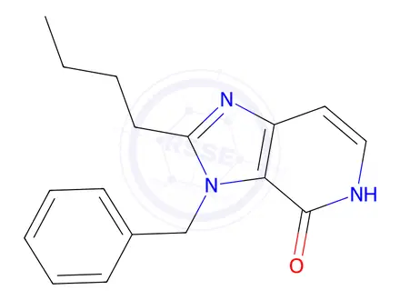 Chemical structure of 3-Benzyl-2-butyl-3H-imidazo[4,5-c]pyridin-4(5H)-one