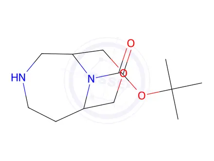 Chemical structure of Tert-butyl 8-oxa-3,10-diazabicyclo[4.3.1]Decane-10-carboxylate