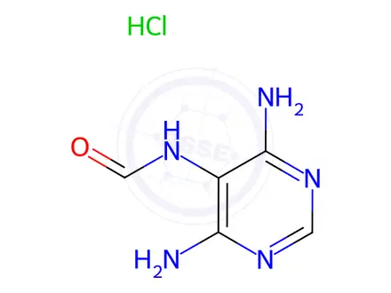 Chemical structure of 4,6-Diamino-5-formamidopyrimidine