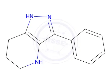 Chemical structure of 3-phenyl-4,5,6,7-tetrahydro-1H-pyrazolo[4,3-b]pyridine