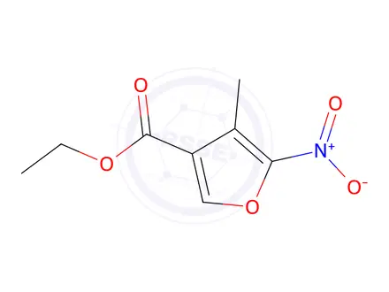 Chemical structure of Ethyl 4-methyl-5-nitrofuran-3-carboxylate