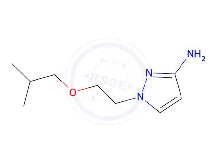 Chemical structure of 1-(2-Isobutoxyethyl)-1h-pyrazol-3-amine