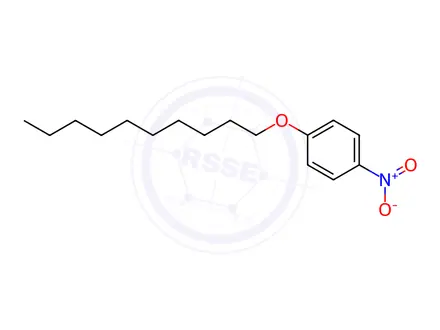 Chemical structure of P-DECYLOXYNITROBENZENE
