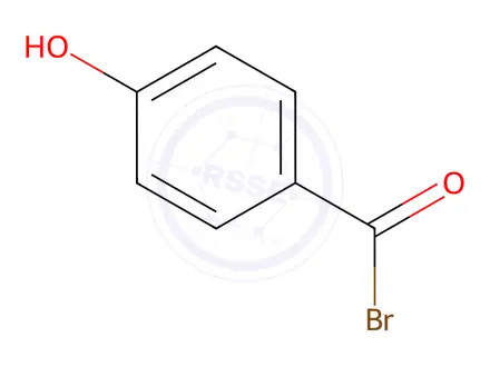 Chemical structure of Benzoyl bromide, 4-hydroxy-(9CI)