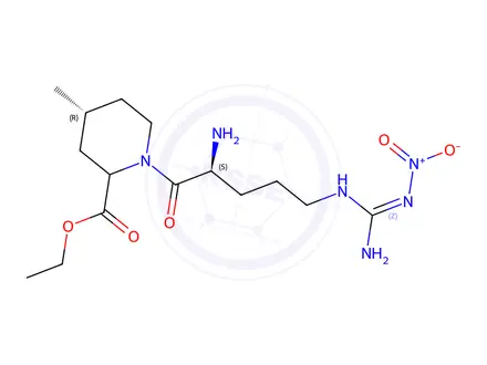 Chemical structure of Argatroban Impurity 113 (Mixture of Diastereomers)