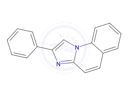 Chemical structure of 2-Phenylimidazo[1,2-a]quinoline