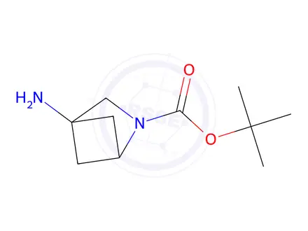 Chemical structure of Tert-butyl 4-amino-2-azabicyclo[2.1.1]Hexane-2-carboxylate