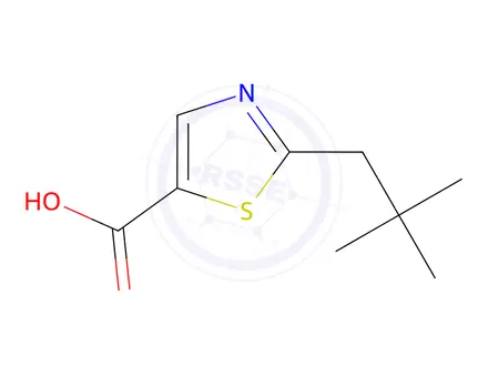 Chemical structure of 2-(2,2-Dimethylpropyl)-1,3-thiazole-5-carboxylic acid