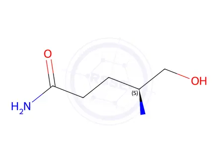 Chemical structure of (S)-4-Amino-5-hydroxypentanamide