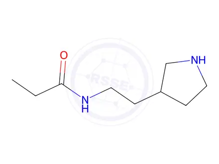 Chemical structure of n-(2-(Pyrrolidin-3-yl)ethyl)propionamide