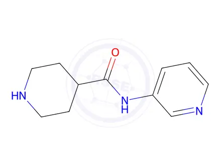 Chemical structure of N-(Pyridin-3-yl)piperidine-4-carboxamide