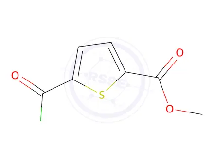 Chemical structure of 2-Thiophenecarboxylic acid, 5-(chlorocarbonyl)-, methyl ester (9CI)