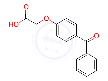 Chemical structure of (4-Benzoyl-phenoxy)-acetic acid