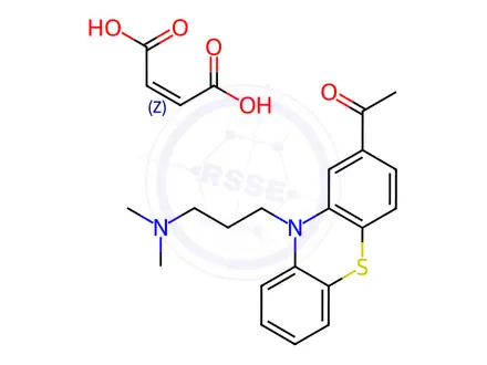 Chemical structure of Acepromazine maleate