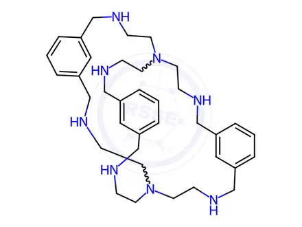 Chemical structure of 1,4,12,15,18,26,31,39-Octaazapentacyclo[13.13.13.16,10.120,24.133,37]tetratetraconta-6,8,10(44),20,22,24(43),33,35,37(42)-nonaene