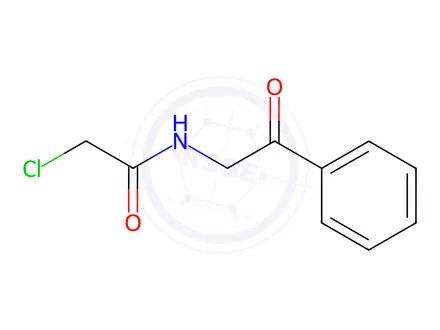 Chemical structure of 2-Chloro-N-(2-oxo-2-phenylethyl)acetamide