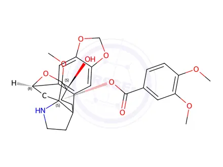 Chemical structure of 4'-O-methylstephavanine