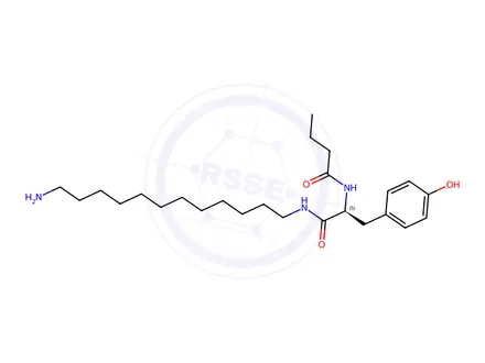 Chemical structure of dideaza-philanthotoxin-12