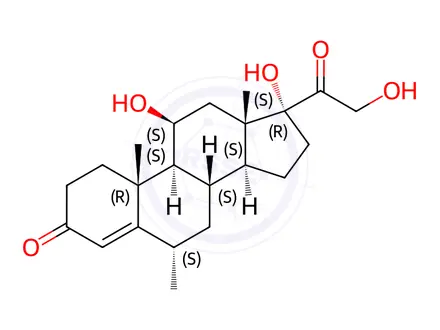 Chemical structure of Methylprednisolone EP Impurity F