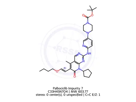 Chemical structure of Palbociclib Impurity 31
