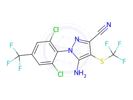 Chemical structure of Fipronil Impurity 2