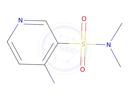 Chemical structure of 4-Amino-N,N-dimethylpyridine-3-sulfonamide