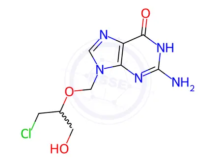 Chemical structure of Ganciclovir EP Impurity C