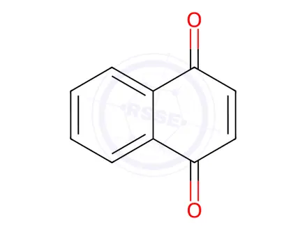 Chemical structure of 1,4-Naphthoquinone