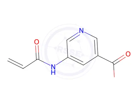 Chemical structure of 5-Acrylamidonicotinic acid