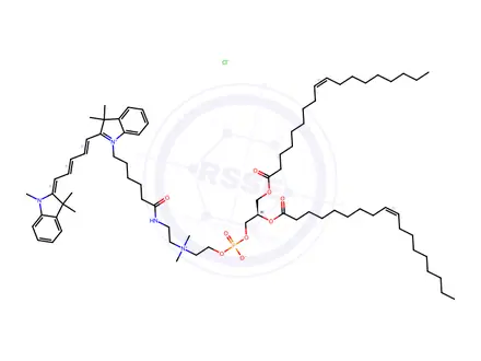 Chemical structure of 18:1 Cy5 PC