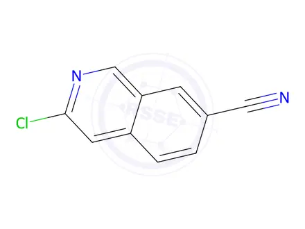 Chemical structure of 3-Chloroisoquinoline-7-carbonitrile