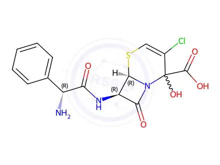 Chemical structure of Cefaclor Impurity 156
