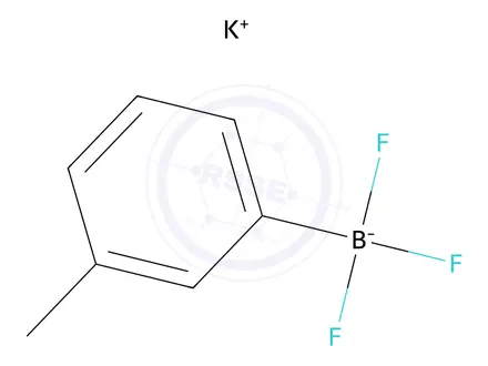 Chemical structure of Potassium (3-Methylphenyl)trifluoroborate