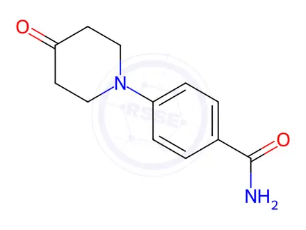 Chemical structure of 4-(4-OXOPIPERIDIN-1-YL)BENZAMIDE