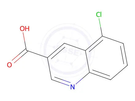 Chemical structure of 5-Chloroquinoline-3-carboxylic Acid