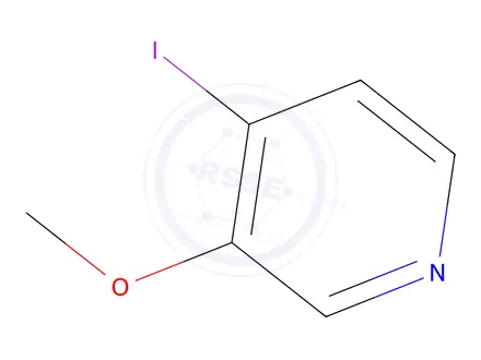 Chemical structure of 4-Iodo-3-methoxypyridine
