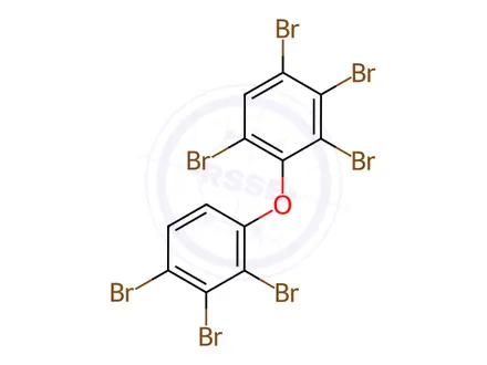 Chemical structure of 2,2',3,3',4,4',6-Heptabromodiphenyl ether