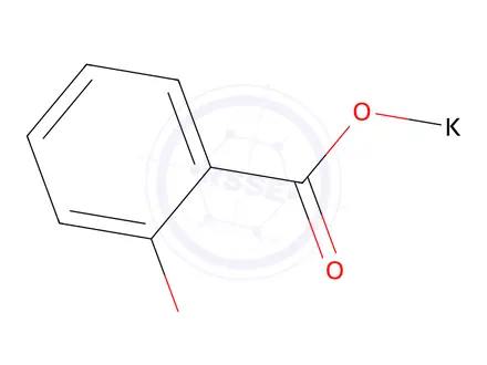 Chemical structure of Salicylic acid (potassium)