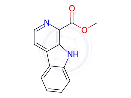 Chemical structure of 1-Methoxycarbonyl-beta-carboline