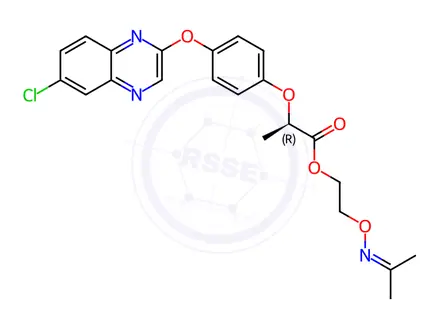 Chemical structure of Propaquizafop