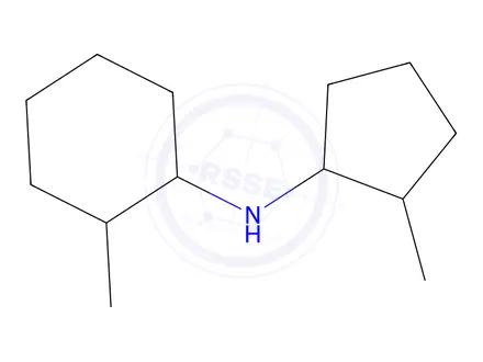 Chemical structure of 2-Methyl-N-(2-methylcyclopentyl)cyclohexan-1-amine