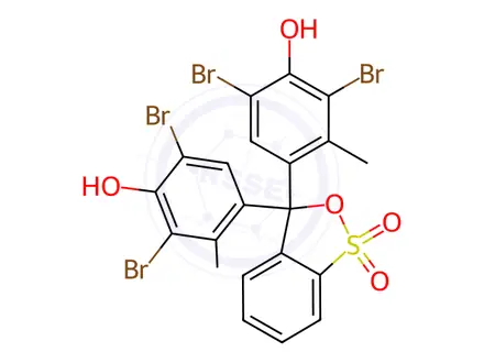 Chemical structure of Bromocresol Green