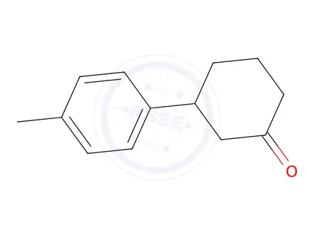 Chemical structure of 3-(4-Methylphenyl)cyclohexanone