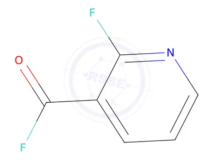 Chemical structure of 3-Pyridinecarbonylfluoride,2-fluoro-(9CI)