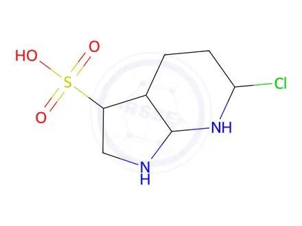 Chemical structure of 6-chloro-1H-pyrrolo[2,3-b]pyridine-3-sulfonic acid