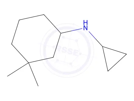 Chemical structure of n-Cyclopropyl-3,3-dimethylcyclohexan-1-amine