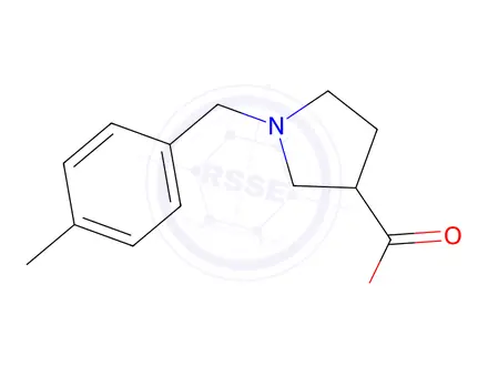Chemical structure of 1-[(4-methylphenyl)methyl]pyrrolidine-3-carboxylic acid