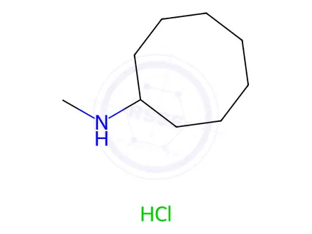 Chemical structure of N-MethylcyclooctanaMine hydrochloride